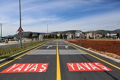 Büyükşehir 5 Bin 883 kilometre yol çizgi çalışması yaptı