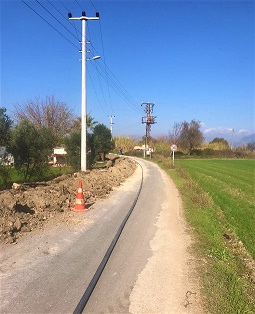 Kapukargın Mahallesi Kanalbaşı Mevkiinde İçme Suyu Hattı Yenileniyor