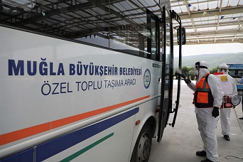 Büyükşehir Ulaşımda 151 Bin 247 Adet Dezenfekte İşlemi Gerçekleştirdi