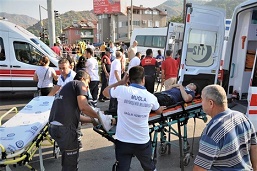 Büyükşehir Sağlık Ekiplerinden İlk Müdahale
