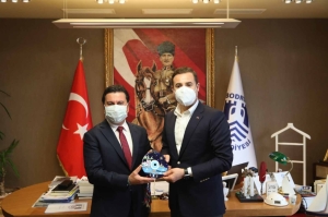 CHP GENEL BAŞKAN YARDIMCISI AKIN`DAN BAŞKAN ARAS`A ZİYARET