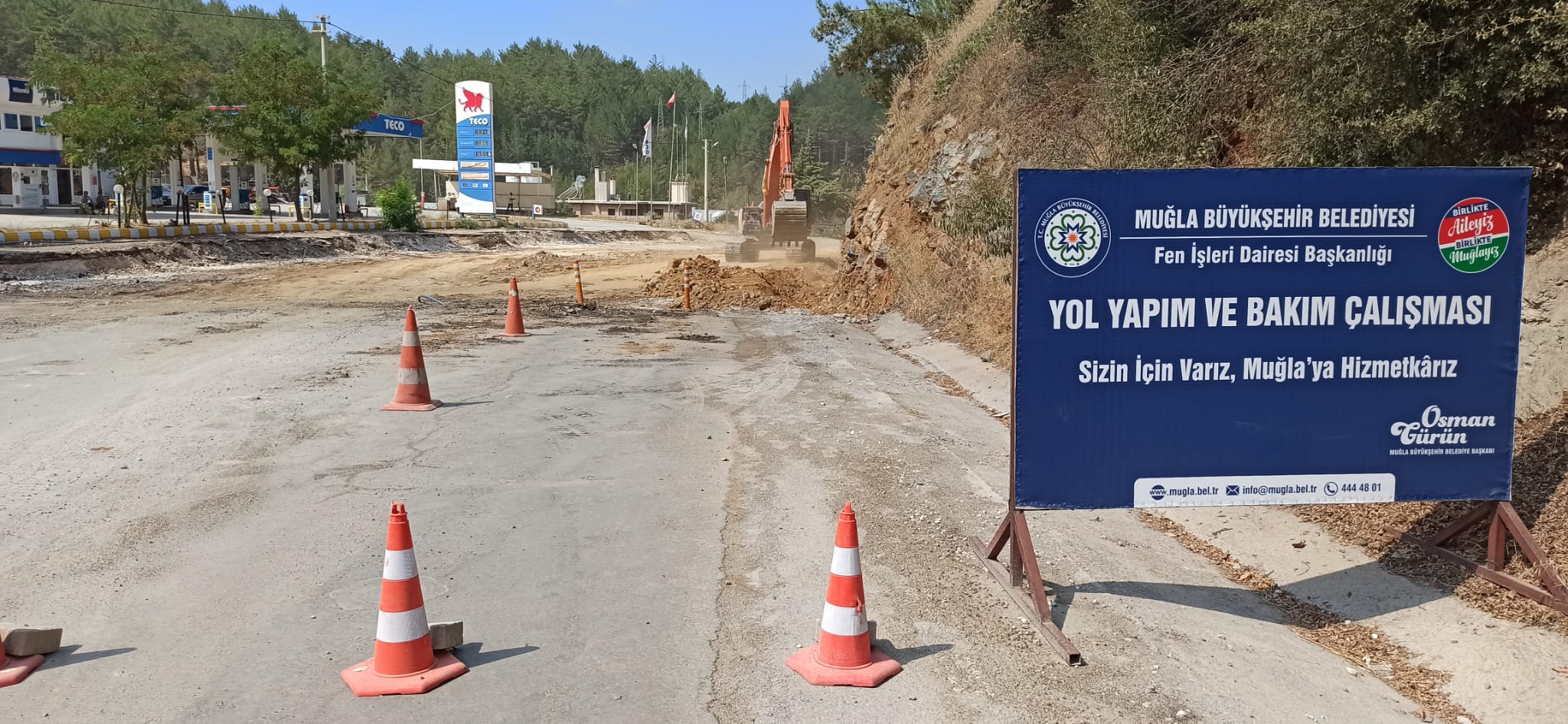 Büyükşehir Kavaklıdere’nin Ana Caddesini Yeniliyor