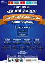 1.Uluslararası Gökçedere Şenlikleri Âşık Yusuf Polatoğlu’nu Anma Programı Yurtiçi ve Yurtdışında Büyük Ses getirdi. 