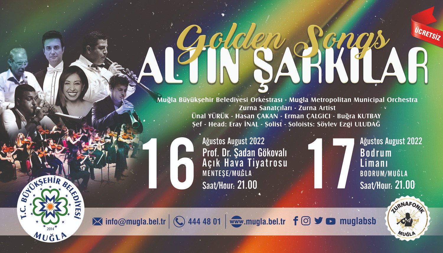 Altın Şarkılar Konseri 16 Ağustos’ta başlıyor 