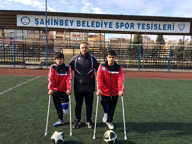 ŞAHİNBEY AMPUTE'NİN GENÇ MİLLİ TAKIM GURURU