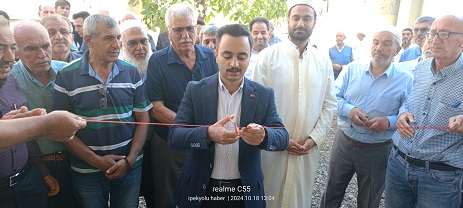  06 Şubat depreminde yıkılan Kurudere Cami’nin açılışı  Nurdağı kaymakamı Nurullah cemîl Erciyas tarafından gerçekleştirildi.