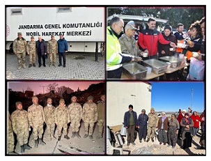 JANDARMA GENEL KOMUTANI 13 GÜNDÜR DEPREM BÖLGESİNDE…