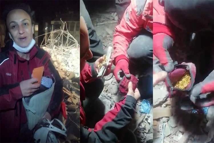 Deprem bölgesine yardıma giden Bursa ekibi, örnek davranışıyla herkesin takdirini kazandı.
