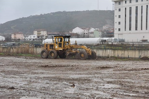 Çan Belediyesi’nin Otopark Çalışmaları Devam Ediyor