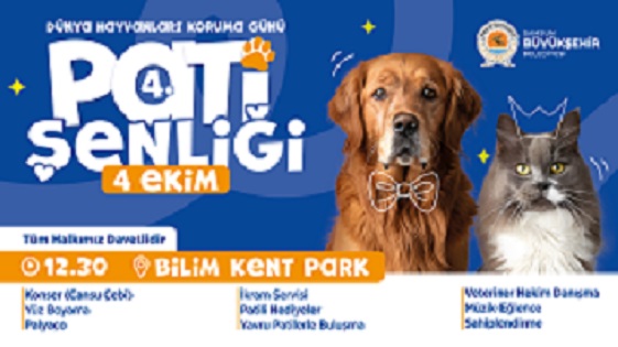 BÜYÜKŞEHİR’DEN ‘PATİ ŞENLİĞİ’