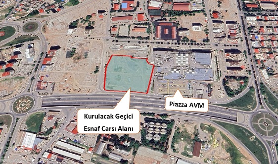 Rezerv Alandaki Esnaflar İçin Yeni Geçici  Çarşıda Başvurular Başladı!