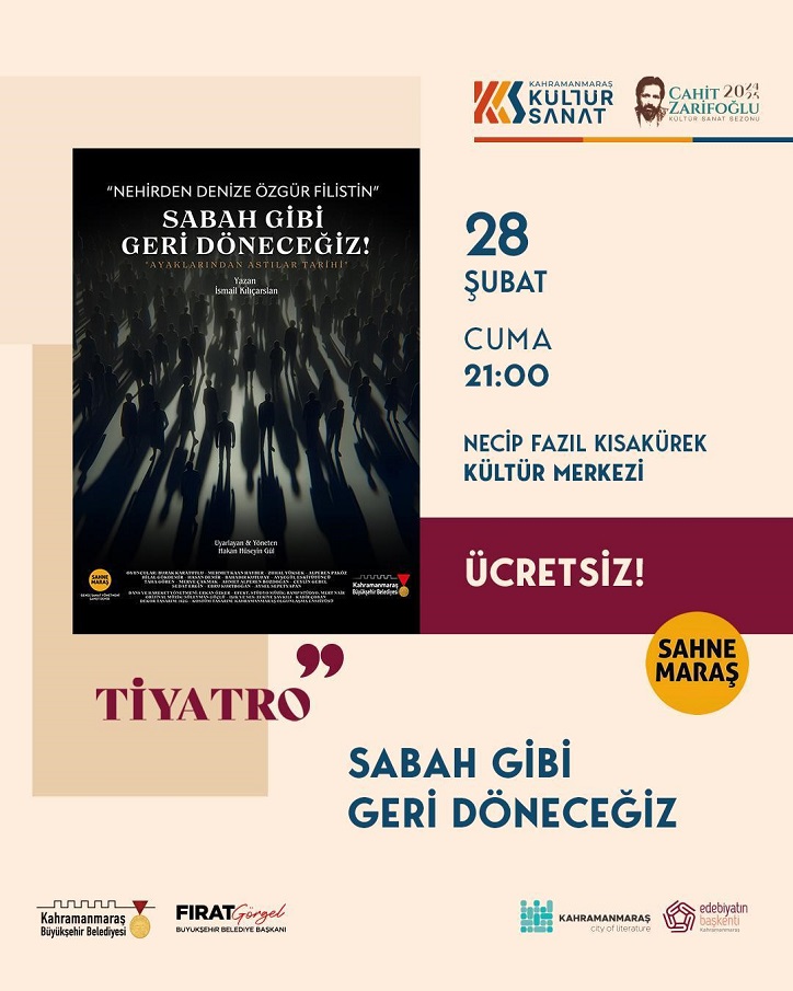 Filistin’in Direnişi Tiyatro Sahnesinde