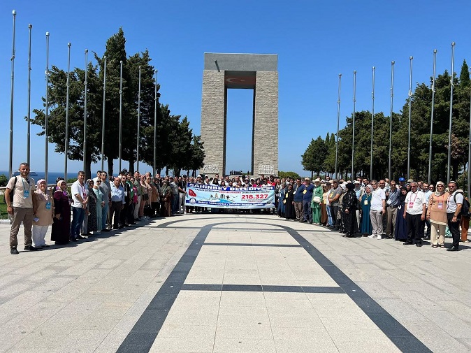 ŞAHİNBEY BELEDİYESİ 200.000 GAZİ TORUNUNU ÇANAKKALE’DE ECDATLA BULUŞTURDU