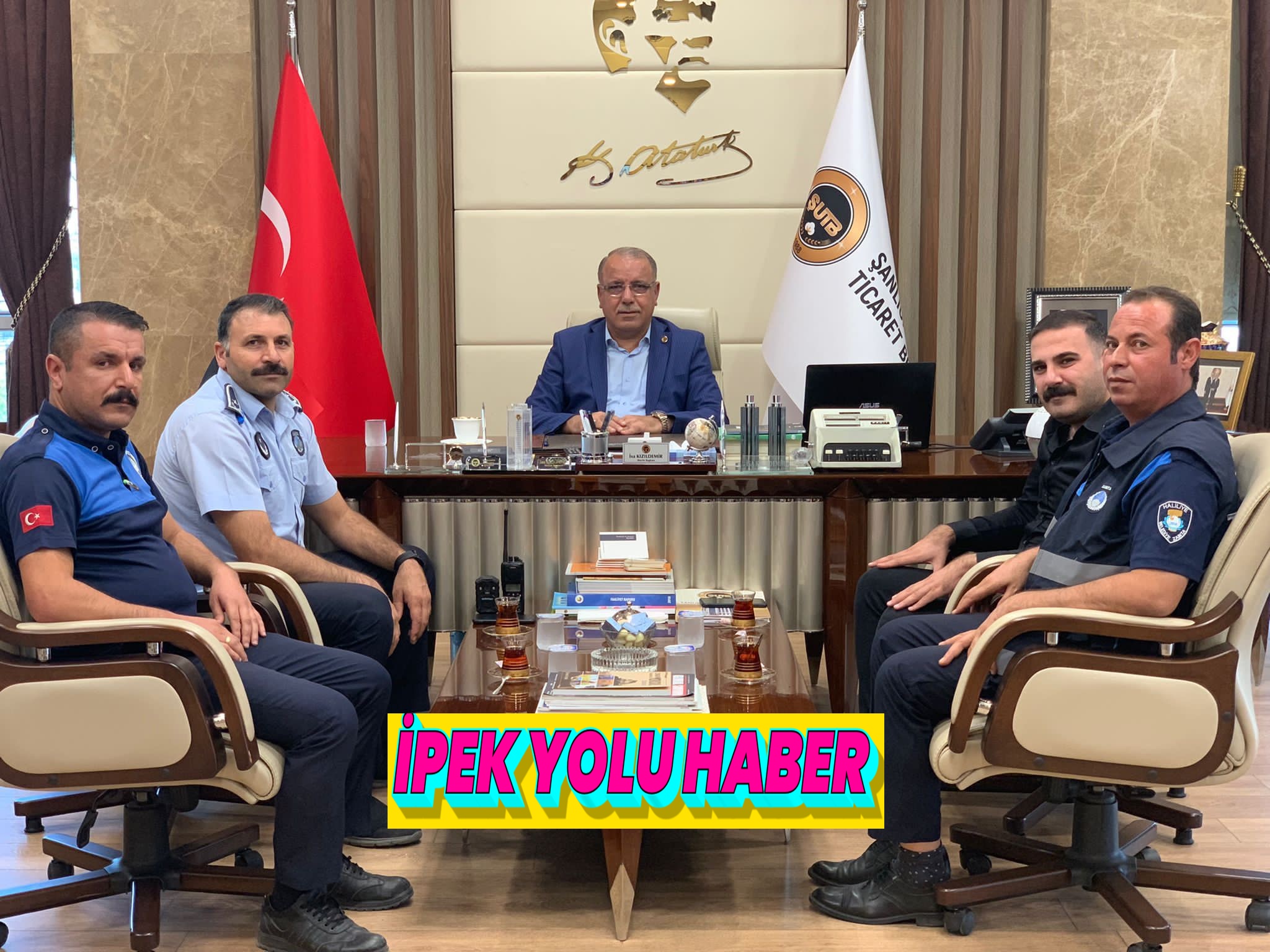 Zabıta Amirinden Meclis Başkanına ziyaret