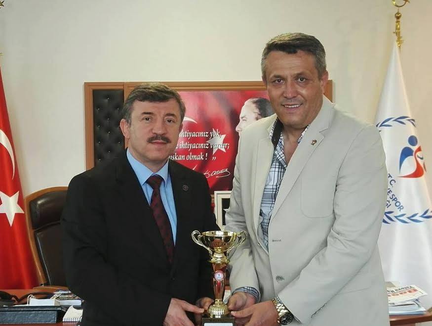 BASKETBOL 3.LÜK KUPASI İLE METİN KAPLAN ZİYARETİ