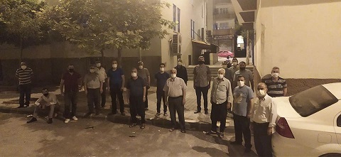 GAZİANTEP  MAHALLE SAKİNLERİN UYUŞTURUCU İSYANI MAHALLE SAKİNLERİ GECE NÖBETİNDE 