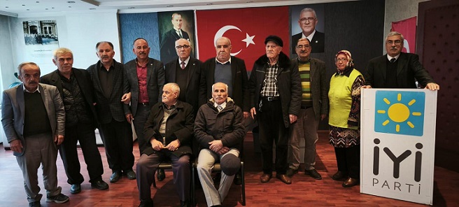 Tüm Emekliler Derneği Gaziantep Şube Başkanı Ali Osman Özer, Şahinbey İyi Parti İlçe Başkanlığı’nı Ziyaret Etti