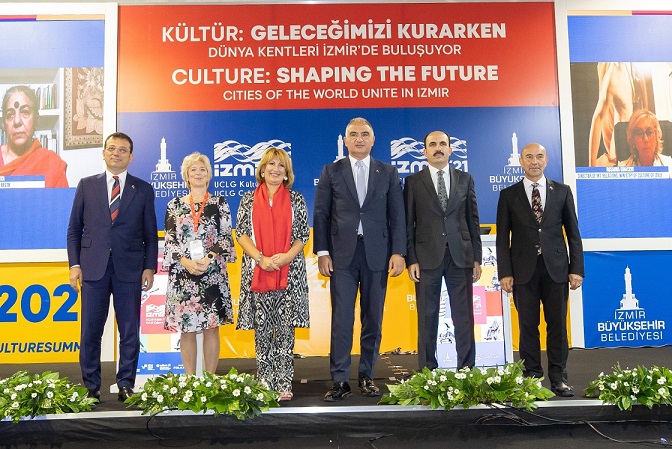 Başkan Soyer Uluslararası İzmir Kültür Zirvesi’nde konuştu: “İzmir’den tüm dünyaya kültür tohumları serpeceğiz”