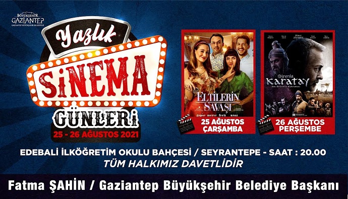 YAZLIK SİNEMA HEYECANI YENİ ADRESLERDE DEVAM EDİYOR