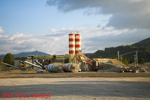 Bafra Mobil Beton Santrali üretime başlıyor