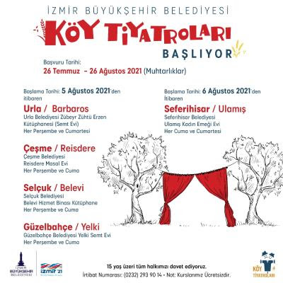 Köy Tiyatroları eğitimleri başladı Sahne sırası sizde!